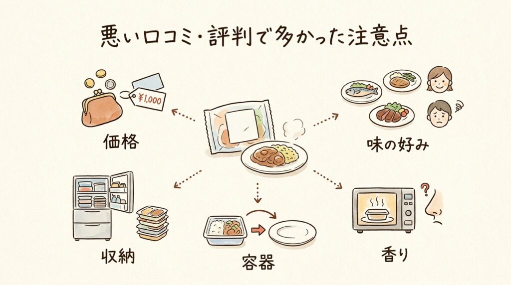 GREEN SPOONの悪い口コミ・評判のイメージ