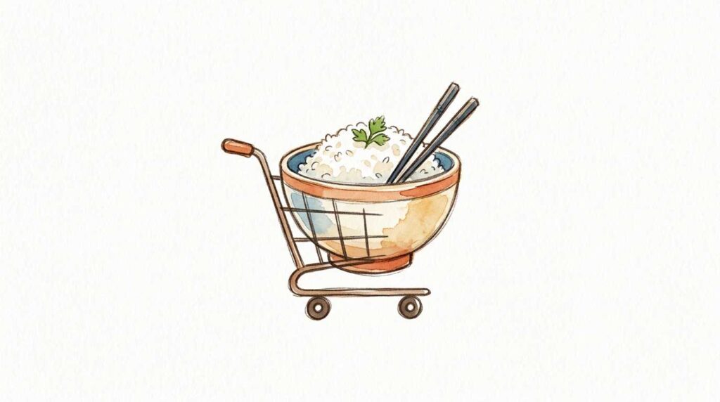 パックご飯の選び方のポイントを示すイメージ
