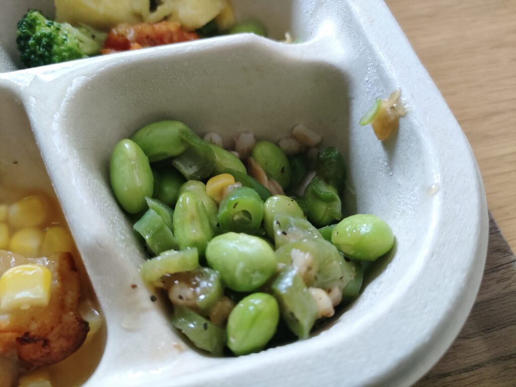GREEN SPOONデリ弁当の副菜と温野菜