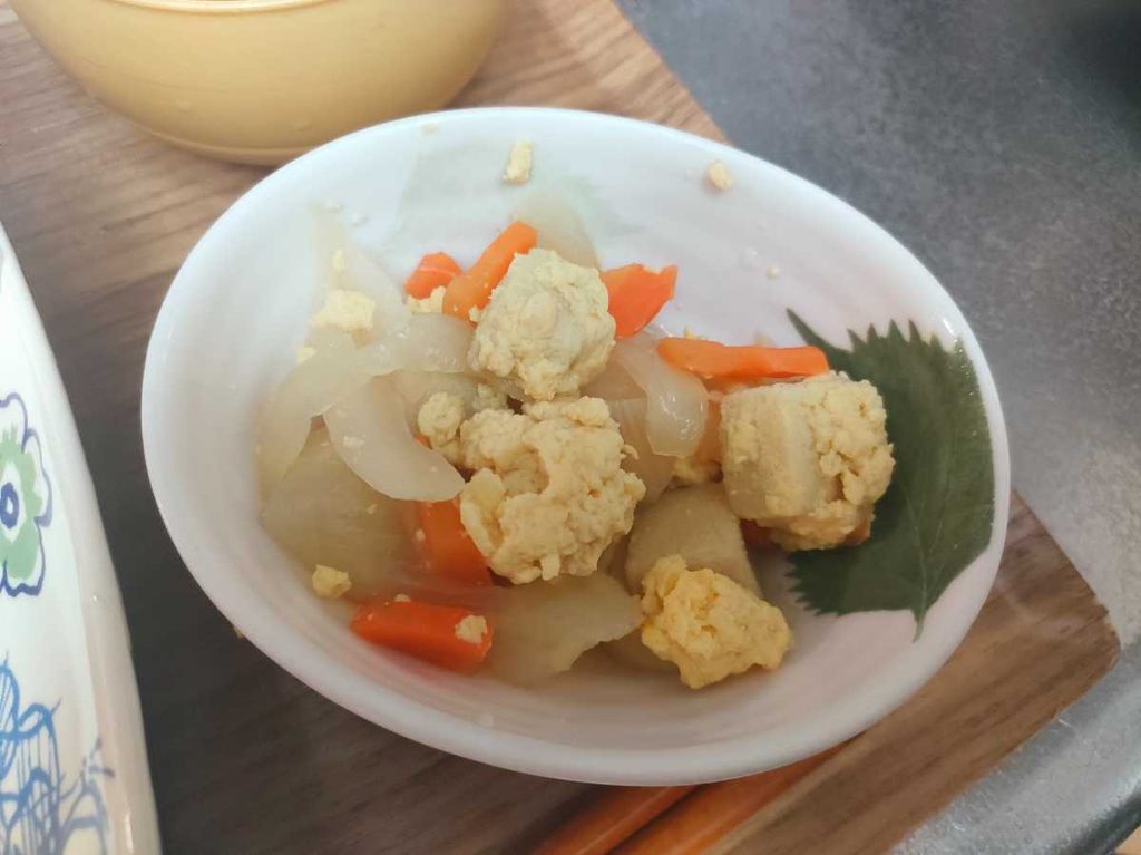 ツクリオの高野豆腐の含め煮